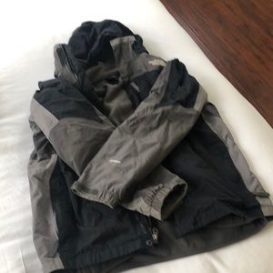 North Face dual layer snow jacket (Boys sz xl)
